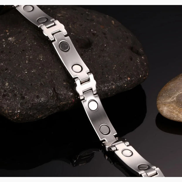 Vinterly Steel Magnetic  Health Energy Bracelet
