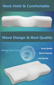 Orthopedic Latex Magnetic 50*30CM White Color Neck Pillow